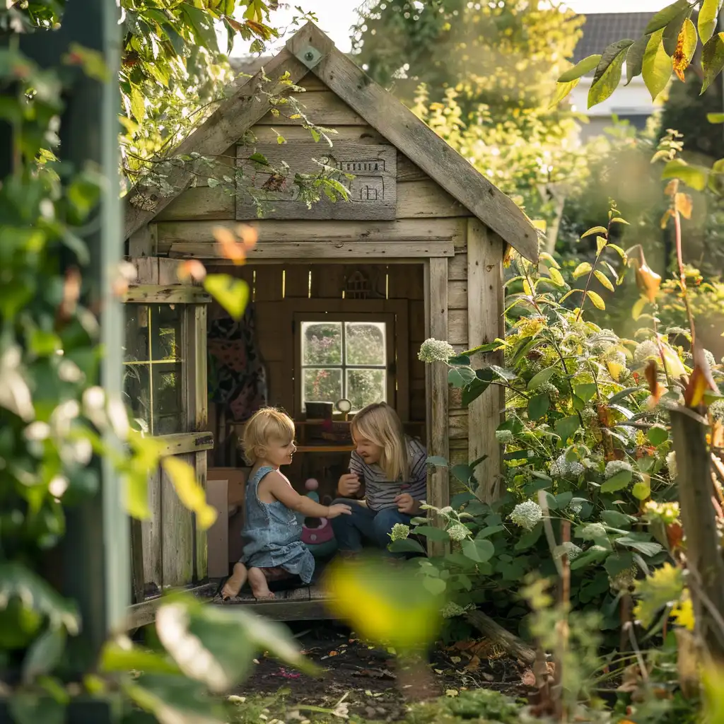 Een kinderparadijs creëren: De magie van tuinhuisjes.